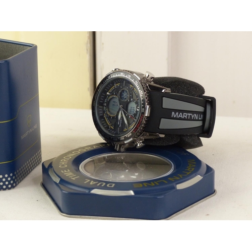 45 - A Martyn Line gents watch.