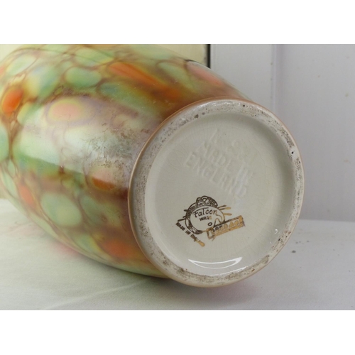 9 - A stunning vintage Falcon Ware vase, 40cm