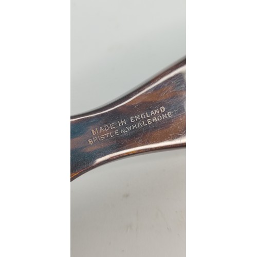 381 - A vintage cased 'Halex' bristle and whalebone travel set.