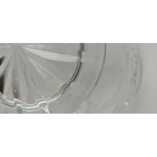 370 - A Waterford Crystal fruit bowl. 24cm in diameter