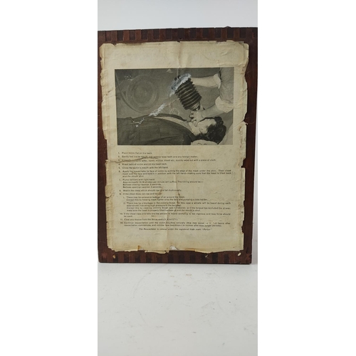 379 - A vintage cased 'Porton' Resuscitator.