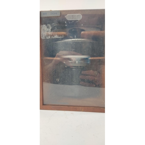 379 - A vintage cased 'Porton' Resuscitator.