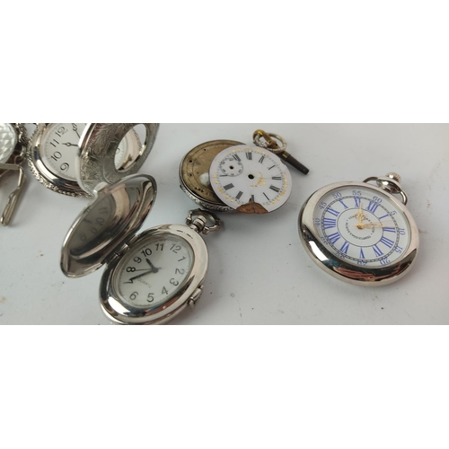 392 - A job lot of pocket watches.