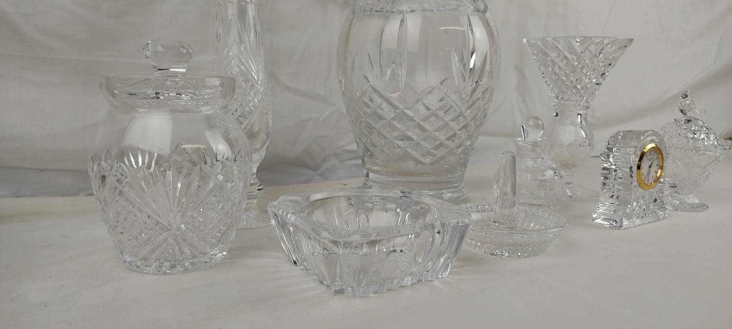 A collection of various Crystal to include Waterford Crystal & more.