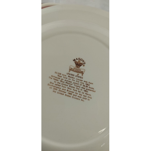 490 - A large assortment of various ceramics/ cabinet plates etc.