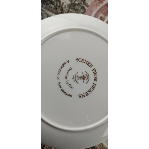 490 - A large assortment of various ceramics/ cabinet plates etc.