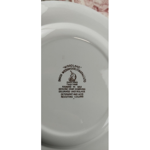 490 - A large assortment of various ceramics/ cabinet plates etc.