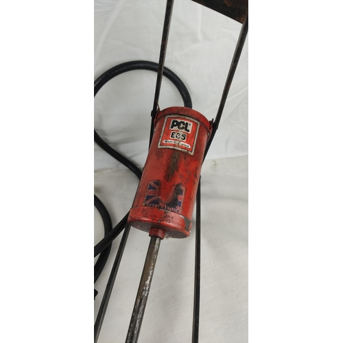 495 - A collection of 3 vintage foot pumps.