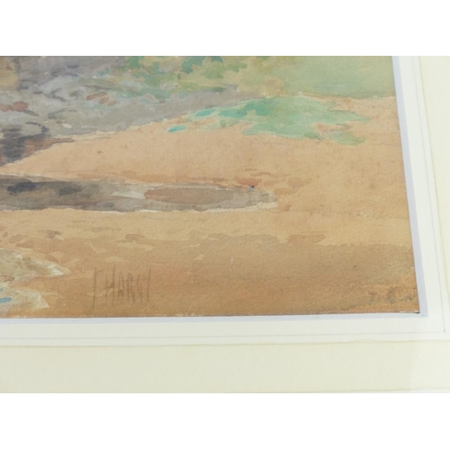 27 - An original framed watercolour painting by Irish Artist, Frank Hargy. 47x58cm