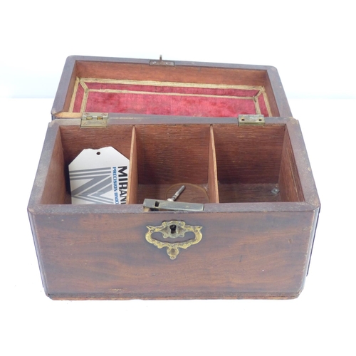 29 - An antique/ Georgian tea caddy, in need of some restoration.