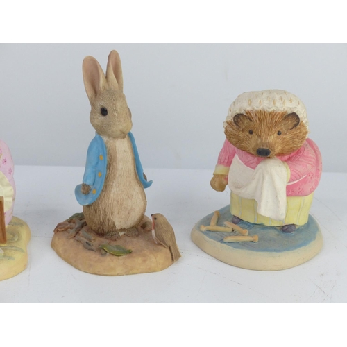35 - A collection of 5 Beatrix Potter figures, to include Royal Doulton & more.