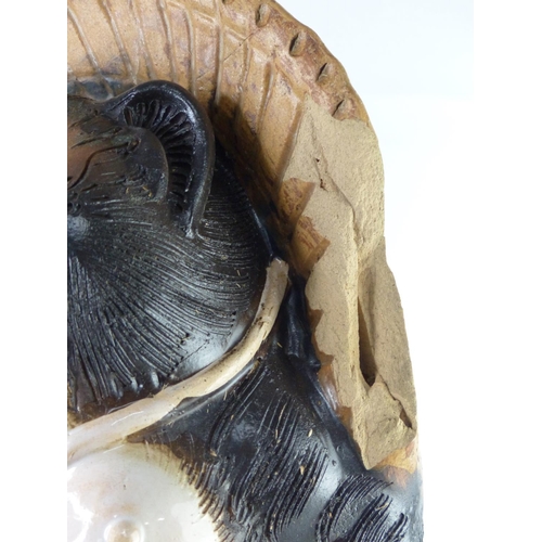 27 - A large Japanese Tankuki figure (a/f), 65cm.