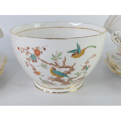 55 - A stunning Royal Grafton bone china teaset.
