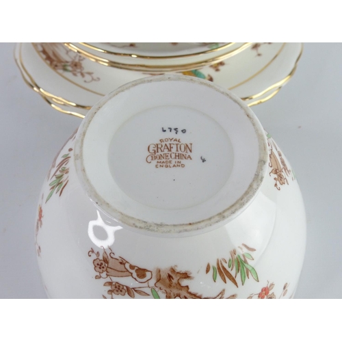55 - A stunning Royal Grafton bone china teaset.