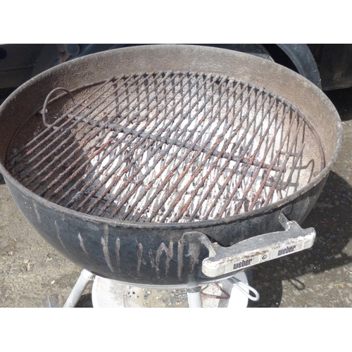 6 - A Weber charcoal barbecue.