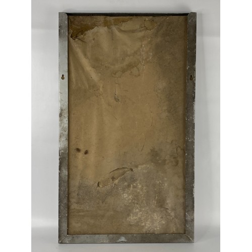 15 - A vintage framed Coca Cola advertising poster, 40cm x 69cm.