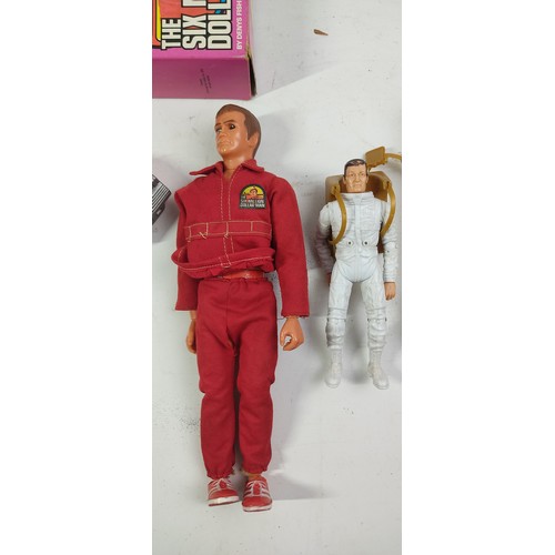 123 - A vintage boxed Nasa Tours Kennedy Space Centre Florida toy figure and an original boxed Six Million... 