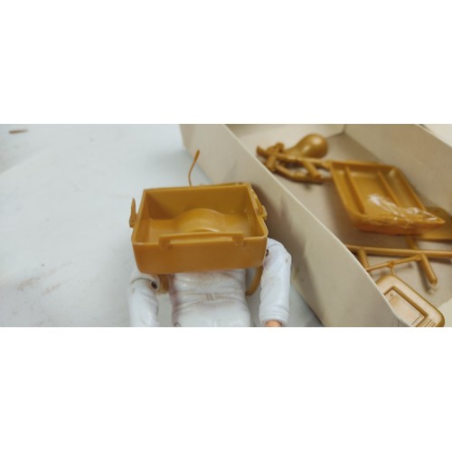 123 - A vintage boxed Nasa Tours Kennedy Space Centre Florida toy figure and an original boxed Six Million... 