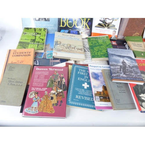 A large assortment of Irish interest books and more.