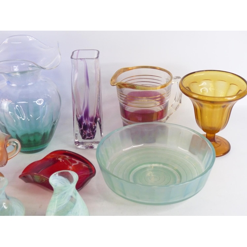 A large collection of assorted glassware.