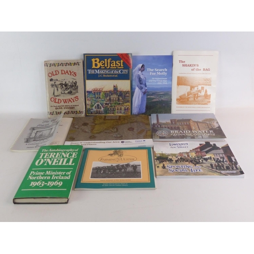 94 - A lot of Irish interest books to include Braid Water, Limavady, Belfast and more.