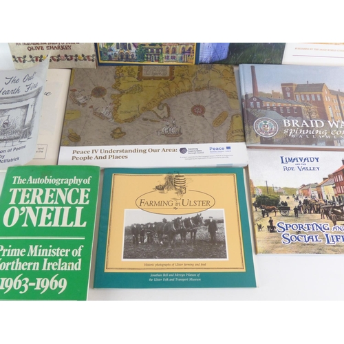 94 - A lot of Irish interest books to include Braid Water, Limavady, Belfast and more.