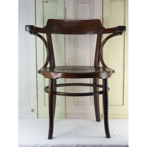 16 - A vintage Bentwood chair