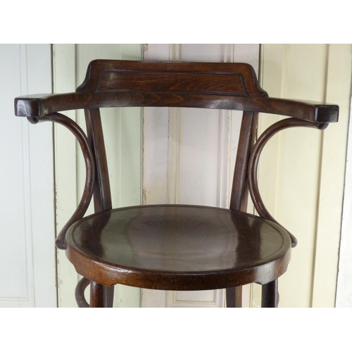 16 - A vintage Bentwood chair