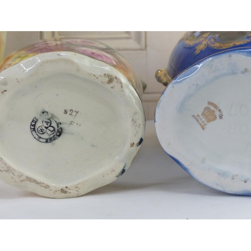 30 - Two pairs of antique vases.