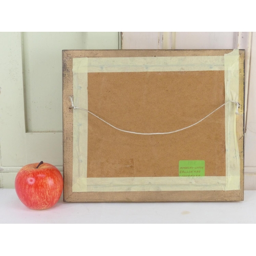 33 - A small framed oil painting, 'Morning Lough, Ballinhad, Connemara', signed K O'Doherty, 31cm x 26cm.