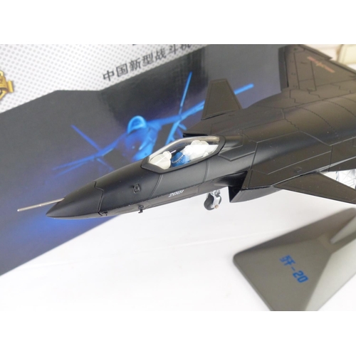46 - A boxed Chinese New fighter model plane.