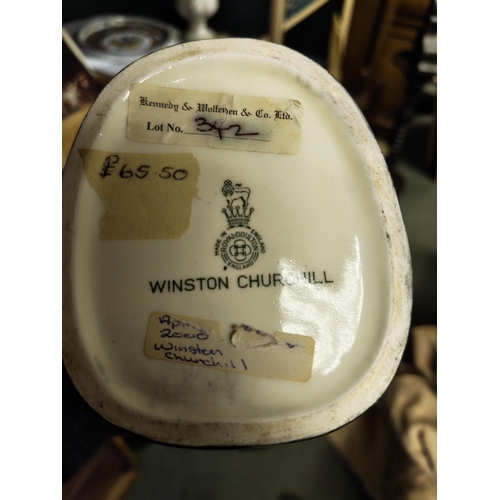 16 - A Royal Doulton 'Winston Churchill' character jug. Measuring approx 21cm