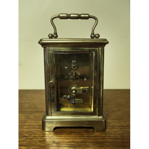 17 - A stunning antique Richard & Co - Paris carriage clock. Measuring approx 10cm