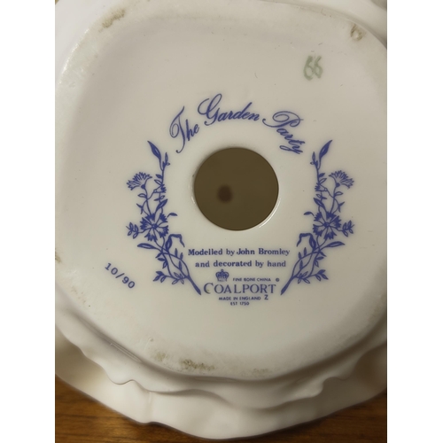 18 - A collection of 4 figures by Royal Doulton & Coalport, to include 'Christmas Day', 'Forget Me Not', ... 