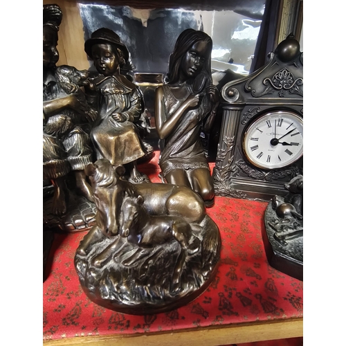 20 - An assortment of 6 Genesis pieces, to include 2 clocks & more.