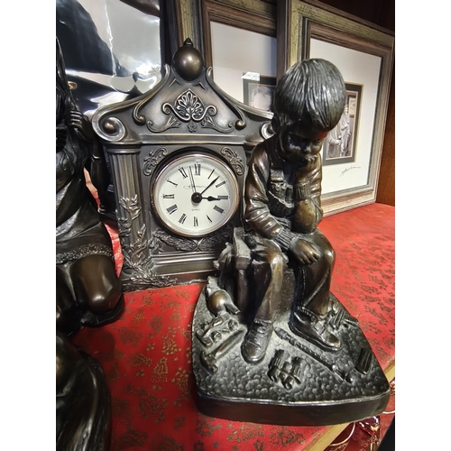 20 - An assortment of 6 Genesis pieces, to include 2 clocks & more.