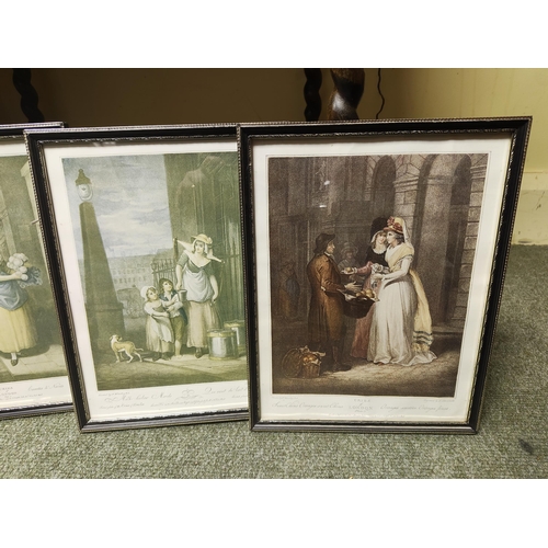 25 - A set of 4 framed prints. Measuring approx 30cm x 23cm