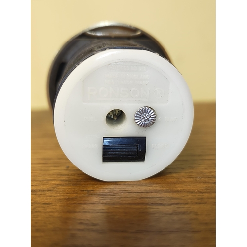 35 - A vintage novelty table lighter, modelled as a miners lamp. Measuring approx 18cm