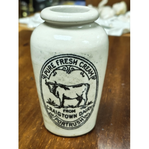 A superb and rare 'Pure Fresh Cream, Craigtown Dairy, Portrush ...