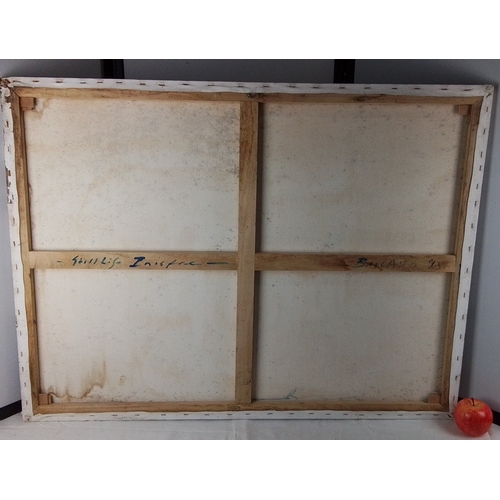 111 - A large acrylic on canvas titled 