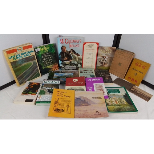 202 - Group of Irish-interest books and travel guides, including Esso Road Atlas Great Britain & Ireland; ... 