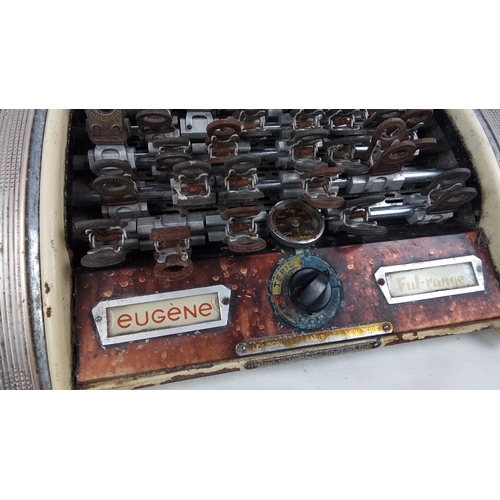 243 - An Eugène “Full-range” tobacco-testing instrument, with multi-spring lever array, dial gauge and con... 