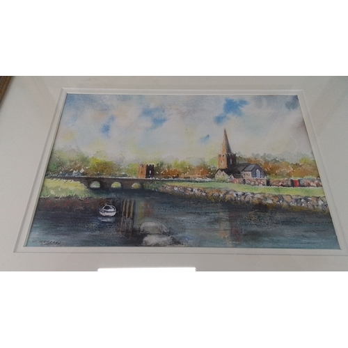 277 - A framed print of a maritime scene titled 