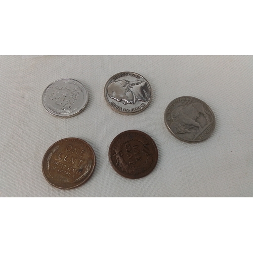 289 - Three sets of five American novelty coins and tokens to include “First Commemorative Mint Inc.” cert... 