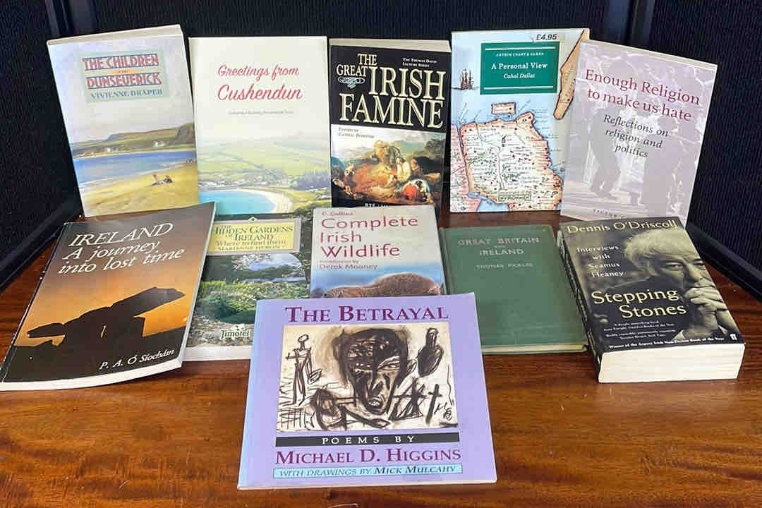 A group of Irish interest books, chiefly local history, politics and ...
