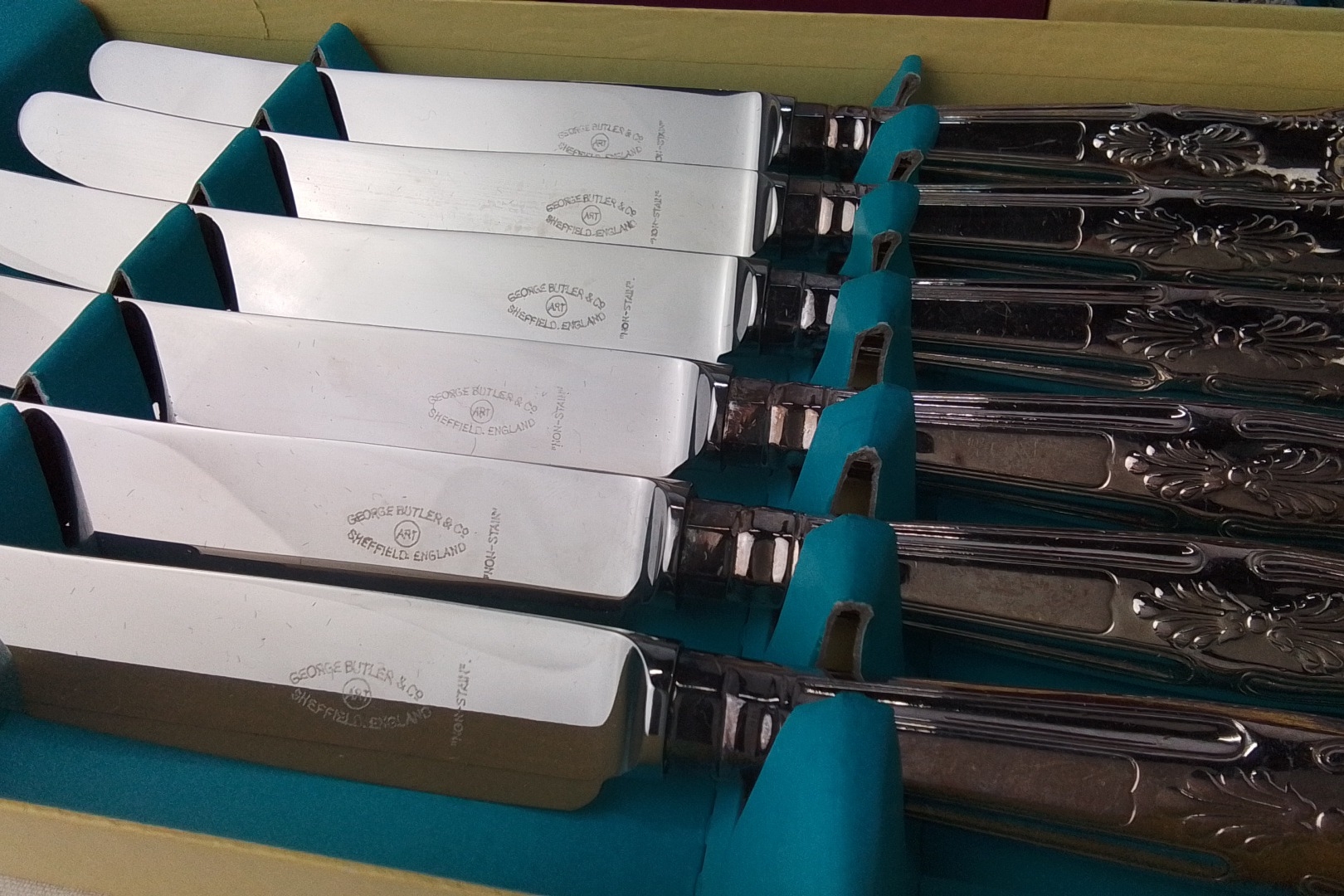 A group of George Butler & Co Sheffield flatware, silver-plated and ...