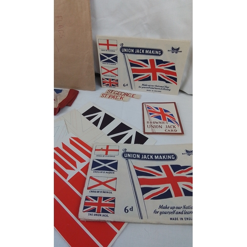 ‘Union Jack Making’ paper set, made in England, with printed ...