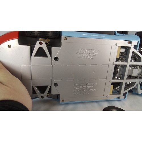 Motor Max Ford GT scale model car, in Gulf-style blue and orange livery ...