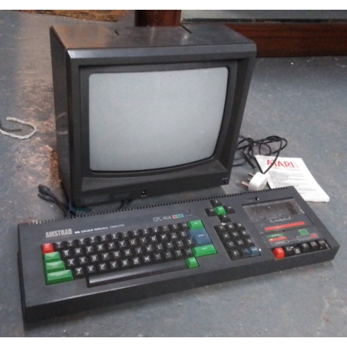 Amstrad CPC 464 8-bit home computer with integral cassette deck, QWERTY ...