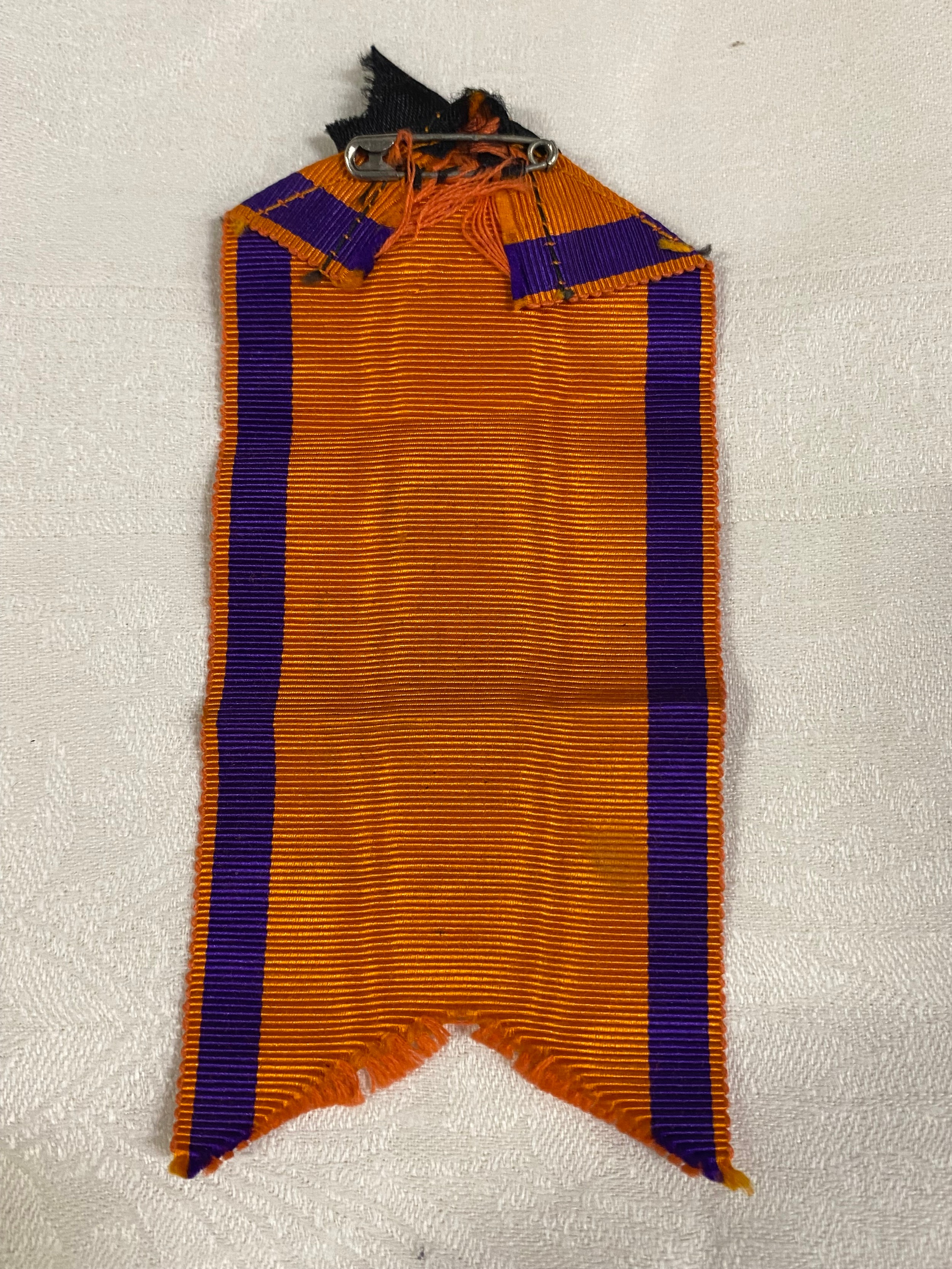 An original funeral ribbon worn at Lord Carsons Funeral, dated 26th ...